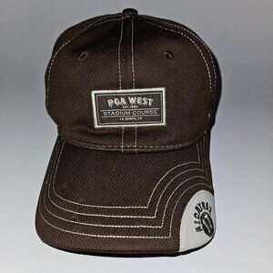 PGA West Stadium Course I Survived Alcatraz Brown Hat Cap Adjustable Souvenir